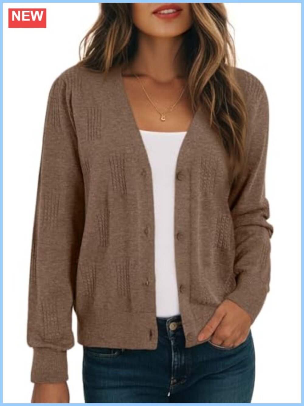 Womens Lightweight Open Front Cardigan Twist Cable Knit Sweater
